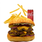 Burger 19 Double Cheeseburger Menü